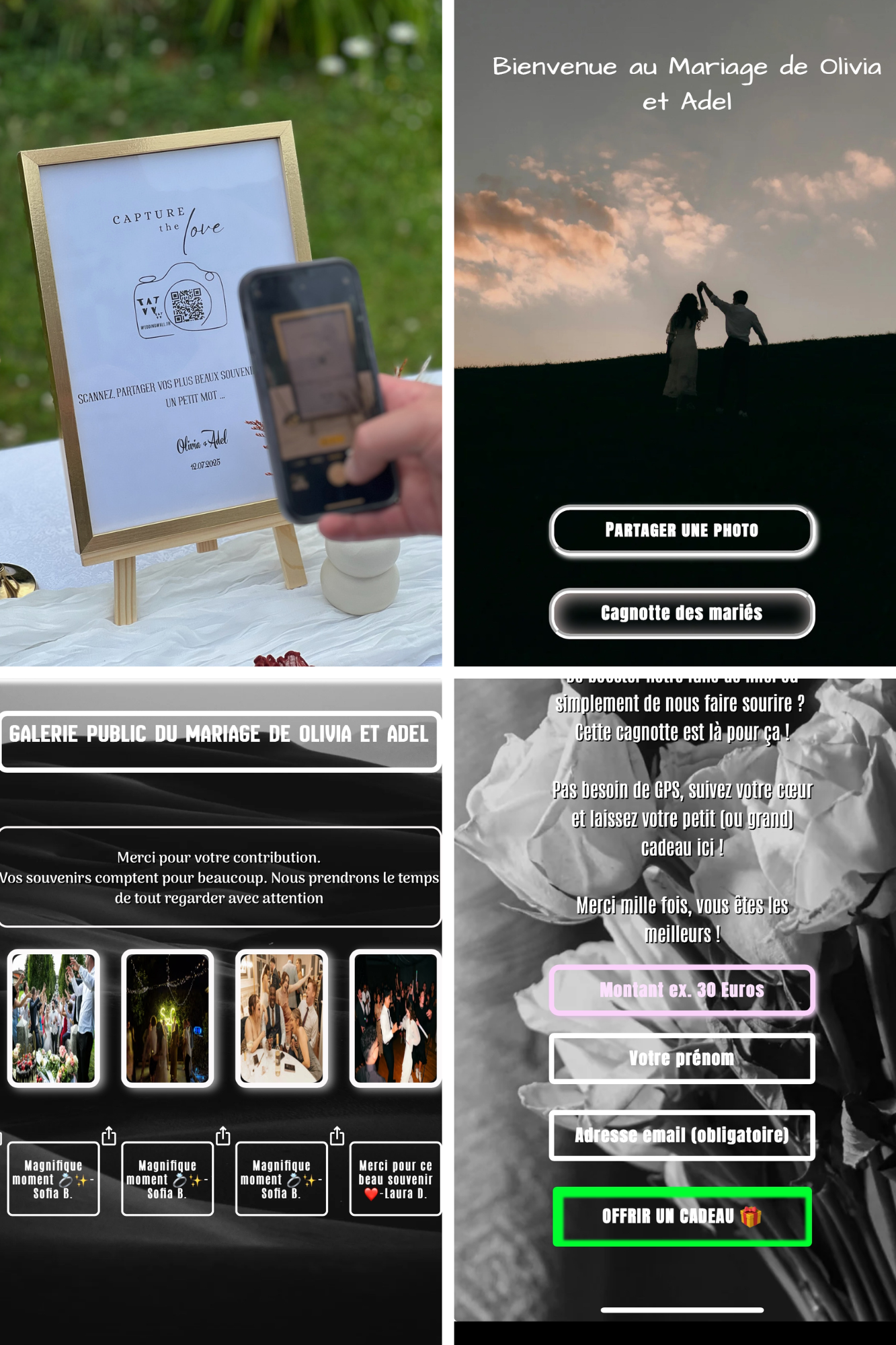 WeddingWall - Application