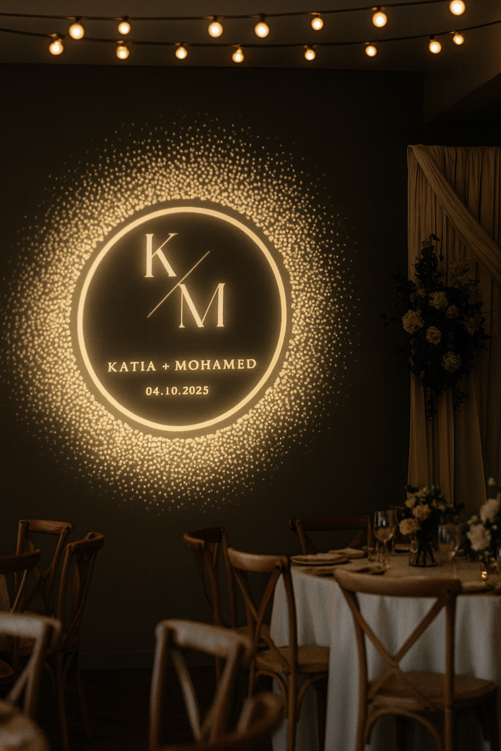 Projecteur Lumineux Personnalisé – Gobo