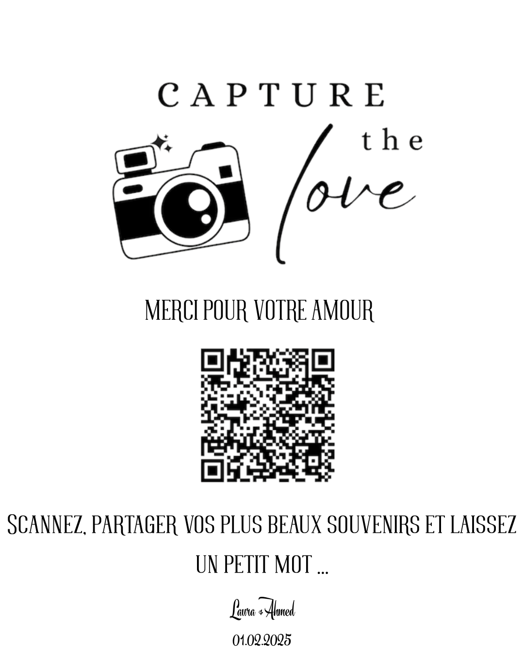 Pack Souvenir – Galerie + Cagnotte Mariés