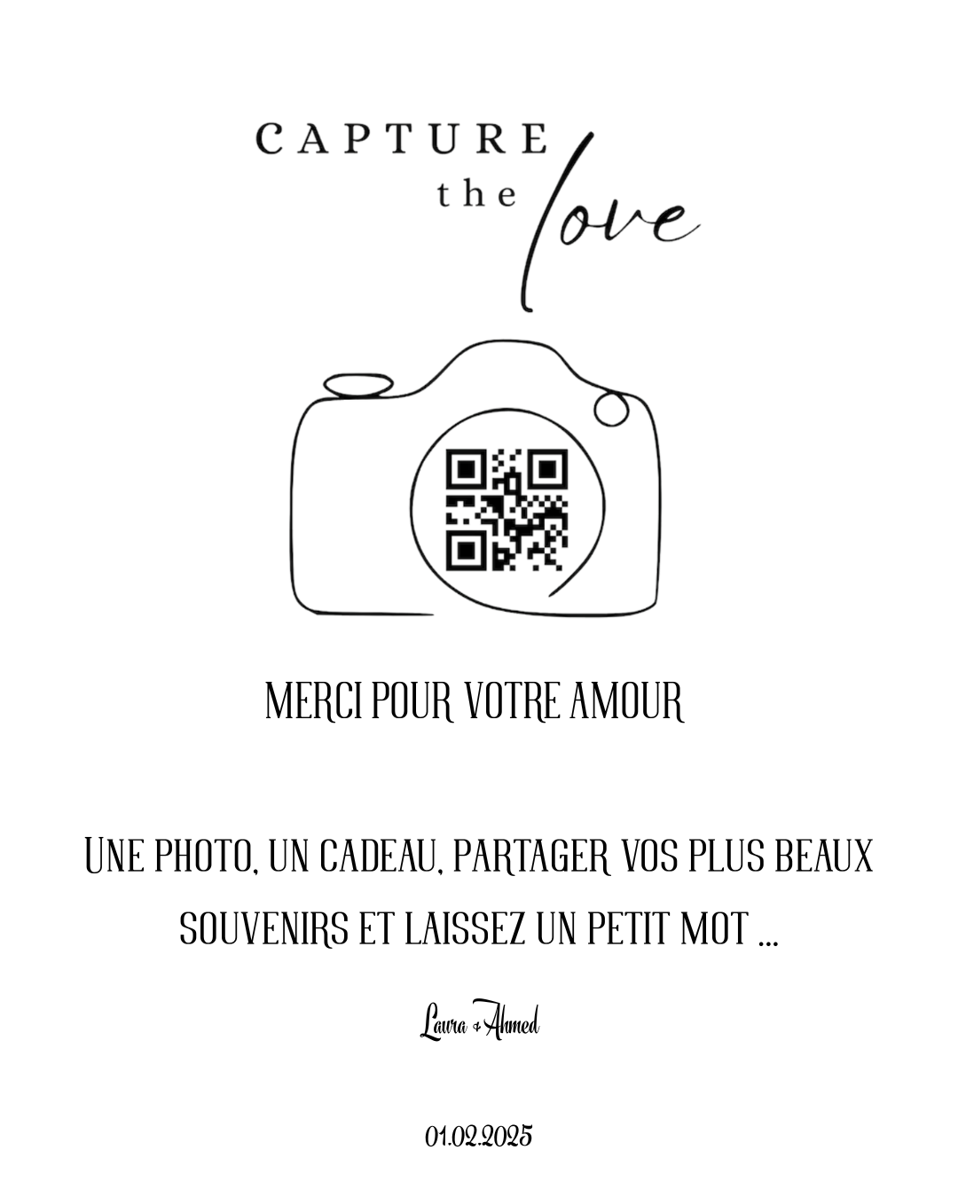 Pack Souvenir – Galerie + Cagnotte Mariés